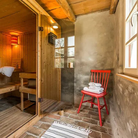 펜션 Pommernhaus Josephinenhof, Sauna, Kamin, Ruderboot Christianshof